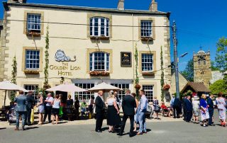 Outside the Golden Lion