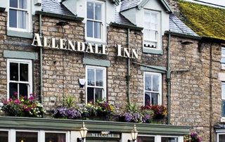 Outside the Allendale Inn
