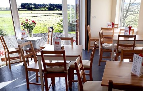 Inside Jills cafe in Catton